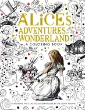 alices adventures in wonderland a coloring book