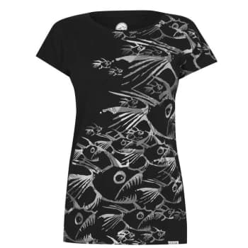 Hot Tuna Neck T-Shirt Ladies - Black