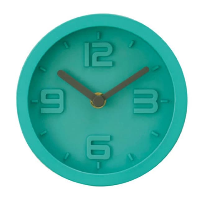 Premier Housewares Interiors by Premier Elko Embossed Wall Clock Green