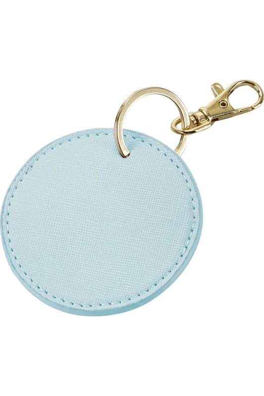 Bagbase Boutique Circular Leather-Look PU Keyclip in Blue Blue Unisex One Size