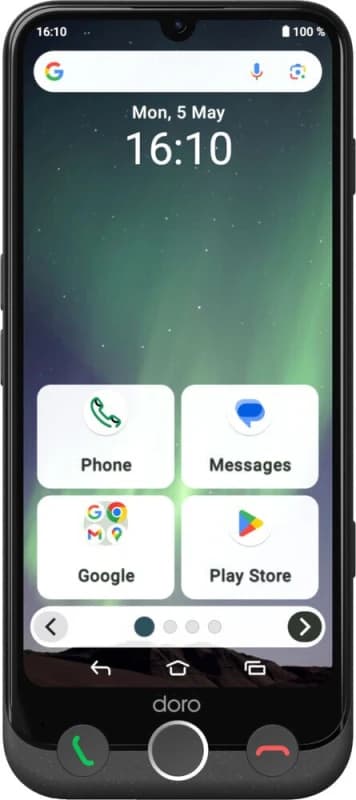 DORO Aurora A30 - 128GB, Grey, Silver/Grey 7322460089092