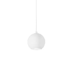 Mr Jack Indoor Globe Ceiling Pendant Lamp 1 Light White, GU10