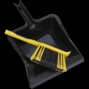 Sealey Bulldozer Yard Dustpan and Brush Set