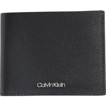 Calvin Klein Minimalism Bifold 5CC W/Coin - Black