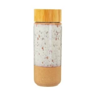 Sass & Belle White Glaze Ceramic Bottle