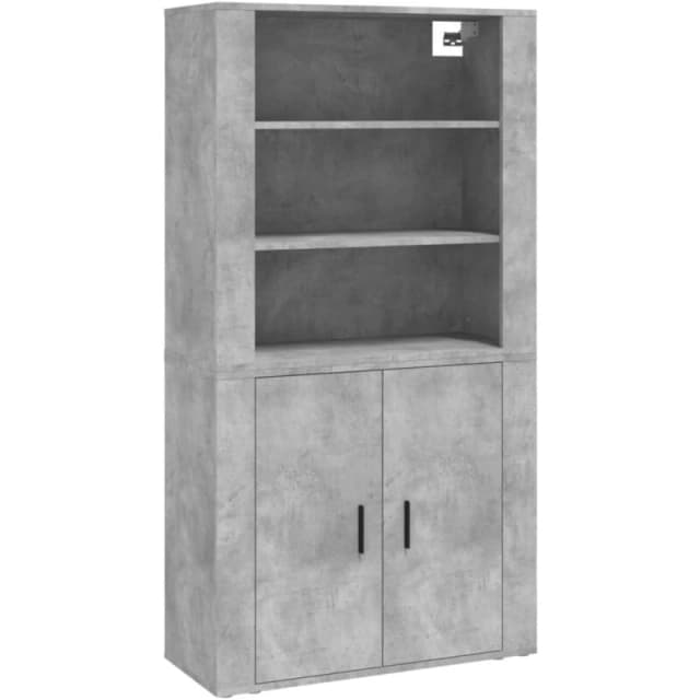 VIDAXL Highboard Concrete Grey Engineered Wood Vidaxl 3185363