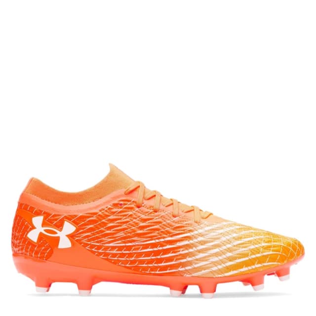 Under Armour Magnetico Pro Adults Firm Ground Football Boots Orange/White male 7 (41)