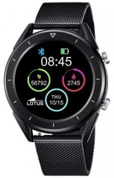 Lotus SmarTime Mens Black PVD mesh + Free Strap L50007/ Watch