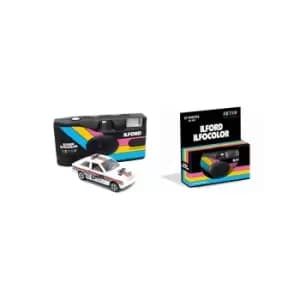 Ilford Ilfocolor Rapid Retro Single Use Camera, black