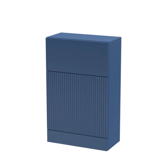 Balterley Fluted 500mm Floor Standing WC Unit - Blue Blue Unisex