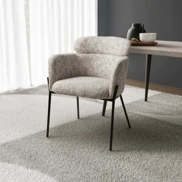 Shankar Set of 2 Rome Accent Chairs Dining Chairs 63x83x62 Beige 38768705000