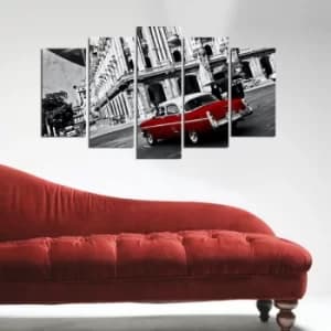 5M-13 Multicolor Decorative MDF Painting (5 Pieces)