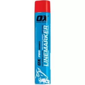 Ox Tools - ox Permanent Line Marker Spray Trade Red (1 Pack)