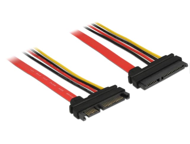 DeLOCK 83803 SATA cable 0.3 m SATA 22-pin Black. Red. Yellow