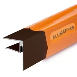 Alukap-XR 16mm Brown End Stop Bar 2.4m
