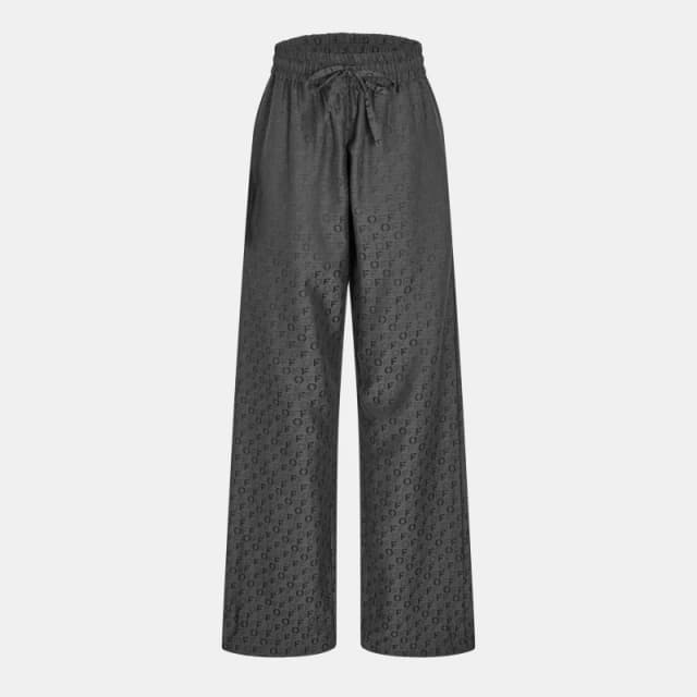 Off White Mens Relaxed Fit Pyjama Trousers Black male XXS