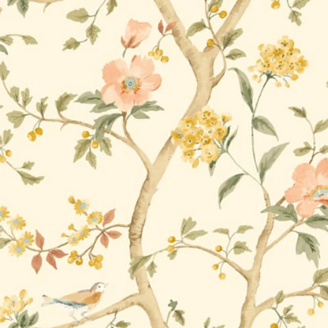 Hoopla Walls Bird Song - Autumn 10M Wallpaper