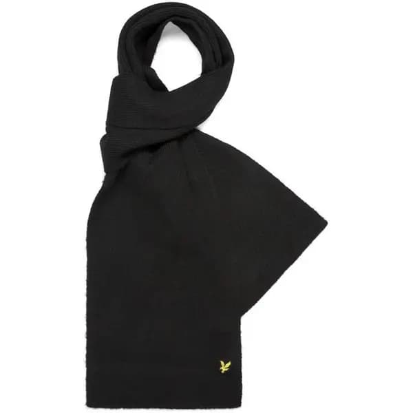 Lyle and Scott Lyle Chunky Scarf Sn99 Scarves One Size Black 98340603000