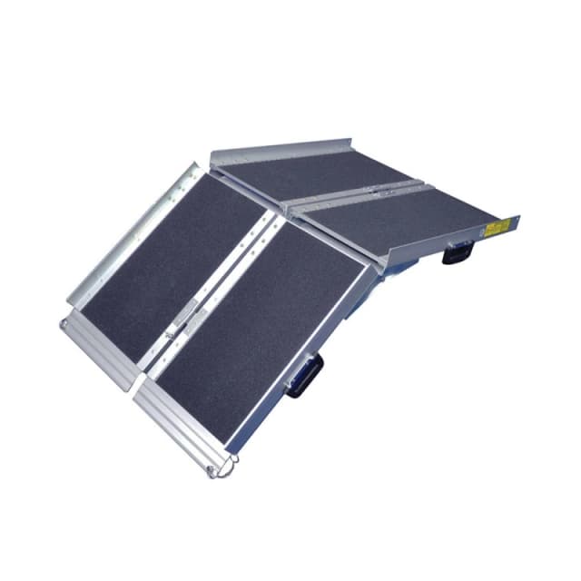 Loops 6ft Folding Suitcase Ramp - Robust Non Slip Surface - 272kg Weight Limit Multi
