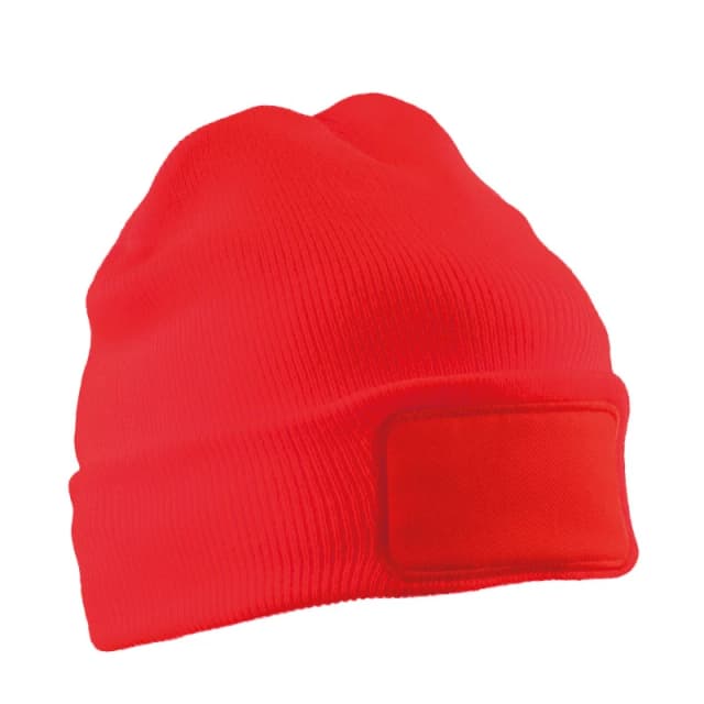 Result Result Men Thinsulate Printable Beanie in Red Red One Size Male 5059699693241