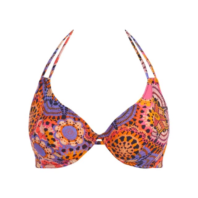 Womens swimsuit top Freya Santiago nights Multicolore Female 80D