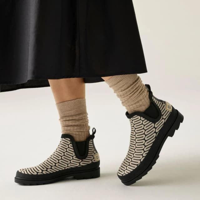 Regatta Womens 'Orla Kiely' Mid Welly in Beige Size: 4 Beige Female 4