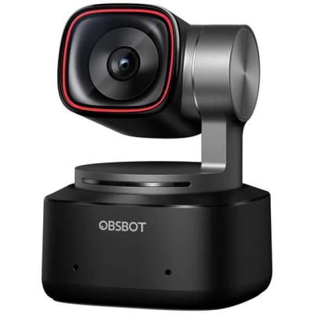 Obsbot Obsbot Tiny 2 PTZ 4K webcam 3840 x 2160 Pixel Gesture control, Voice control, AI-based fast auto-tracking, Stand 230328