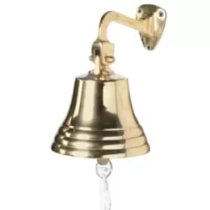 Wall Mounted Traditional Door Ship Bell Gold M&W