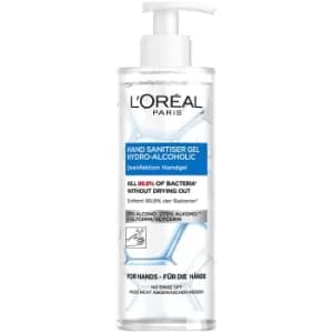 LOreal Paris Antibacterial 70% Alcohol Large Hand Sanitiser with Pump 390ml