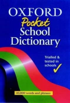 Oxford Pocket School Dictionary by Andrew Delahunty and Fred Mcdonald Paperback