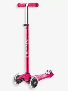 Maxi Micro Deluxe LED Scooter Pink