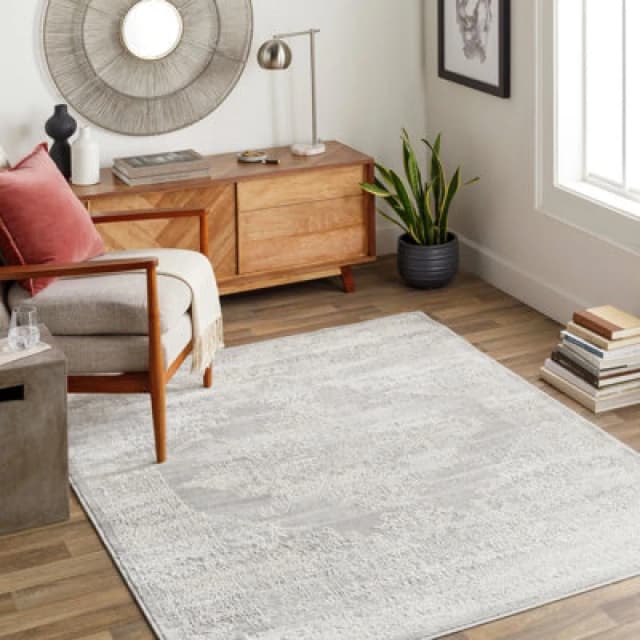 Livabliss Vintage Oriental Boho Grey Ceren Area Rug 120 X 170 Cm - Easy Care, Non Shedding, Ideal For Living Room & Bedroom