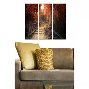 MDF328929569 Multicolor Decorative MDF Painting (3 Pieces)