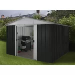 Yardmaster Castleton Metal Apex Shed 10 x 13ft with Floor Support Frame