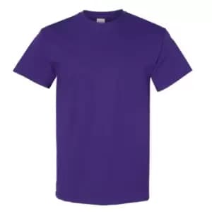 Gildan Mens Heavy Cotton Short Sleeve T-Shirt (3XL) (Purple)