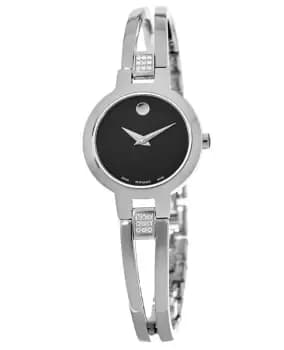 Movado Amorosa Diamond Steel Womens Watch 0607154 0607154
