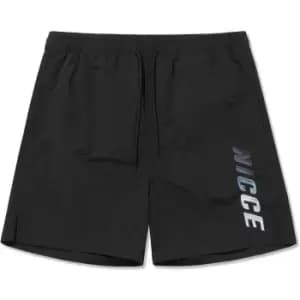 Nicce Coast Swim Shorts Mens - Black