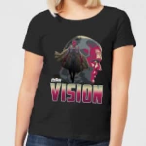 Avengers Vision Womens T-Shirt - Black