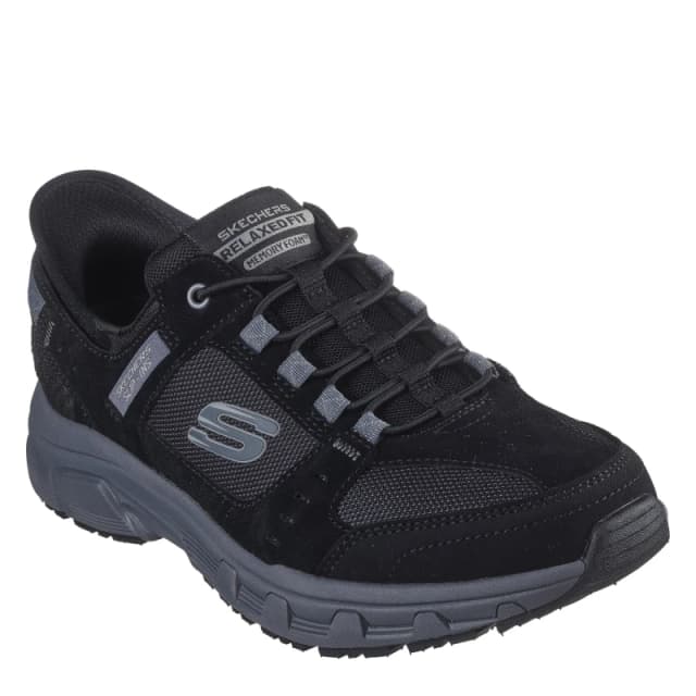 Skechers Oak Canyon Slip On Runners Mens Black male 7 (41)