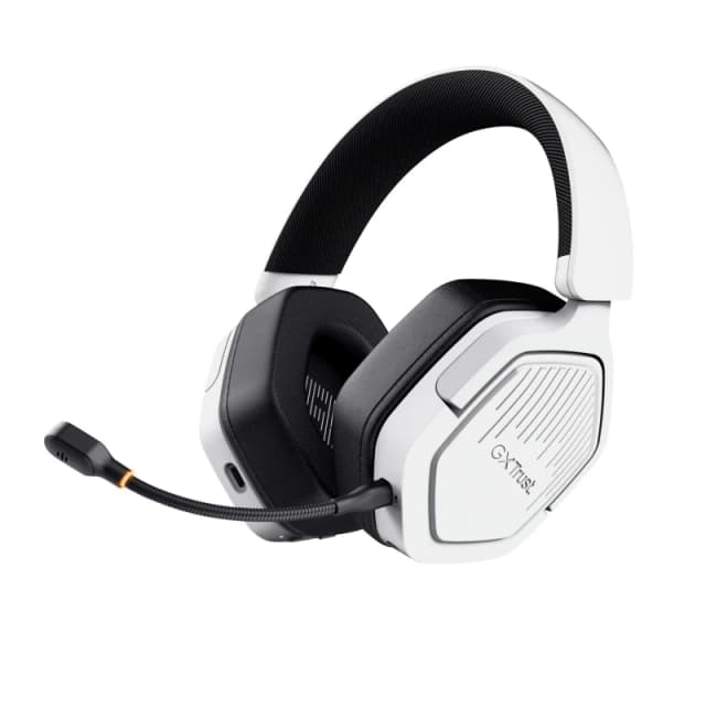 Trust Trust GXT 493W Carus Headset Wired & Wireless Head-band, Helmet Gaming USB Type-C / USB Type-A Bluetooth White 25534