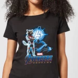 Avengers: Endgame Rocket Suit Womens T-Shirt - Black