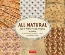 all natural gift wrapping papers 6 sheets of high quality 24 x 18" wrap