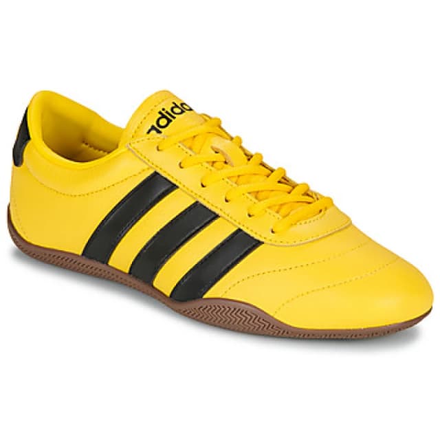 adidas GRAND COURT LO womens Shoes (Trainers) in Yellow