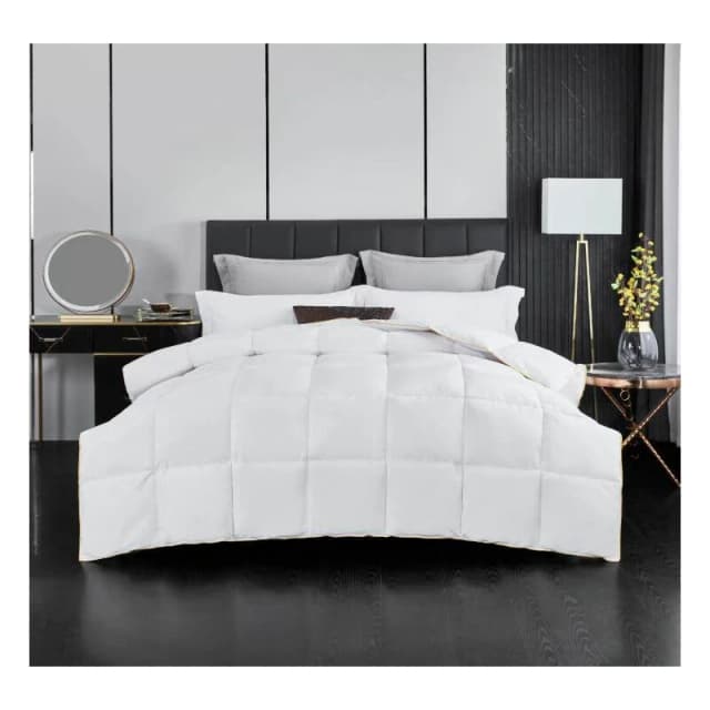 Ezysleep Ezysleep 16.5tog Premium Goose Feather and Down Duvet in White Size: King White King Unisex 0753775273819