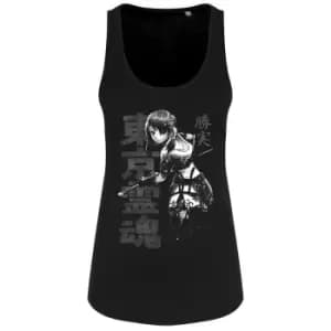 Tokyo Spirit Womens/Ladies Katsumi Monochrome Vest Top (M) (Black)