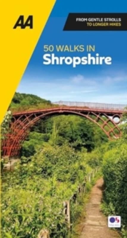 50 Walks in Shropshire. Paperback Books