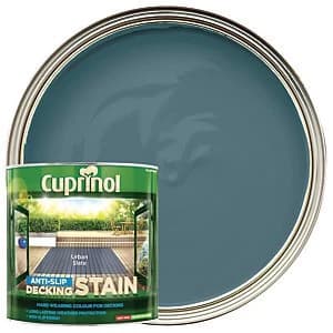 Cuprinol Anti Slip Decking Stain Urban Slate 2.5L