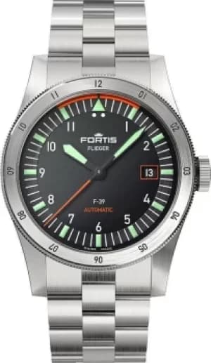 Fortis Watch Flieger F-39 Automatic On Block Bracelet