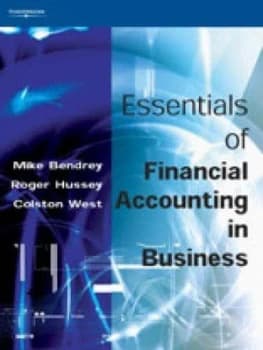 Essentials of Financial Accounting in Business by Mike Bendrey Paperback