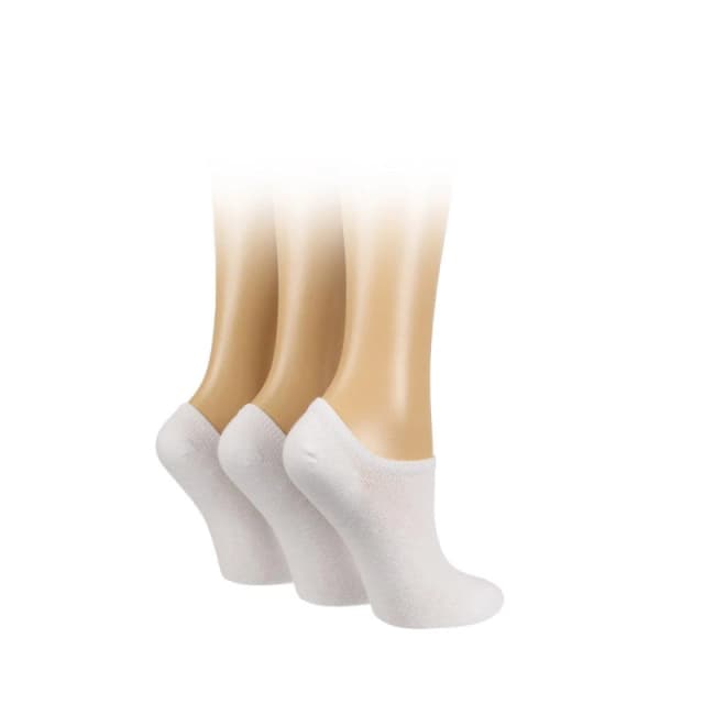 Pringle Secret Socks 3 Pack Ladies - White White One Size
